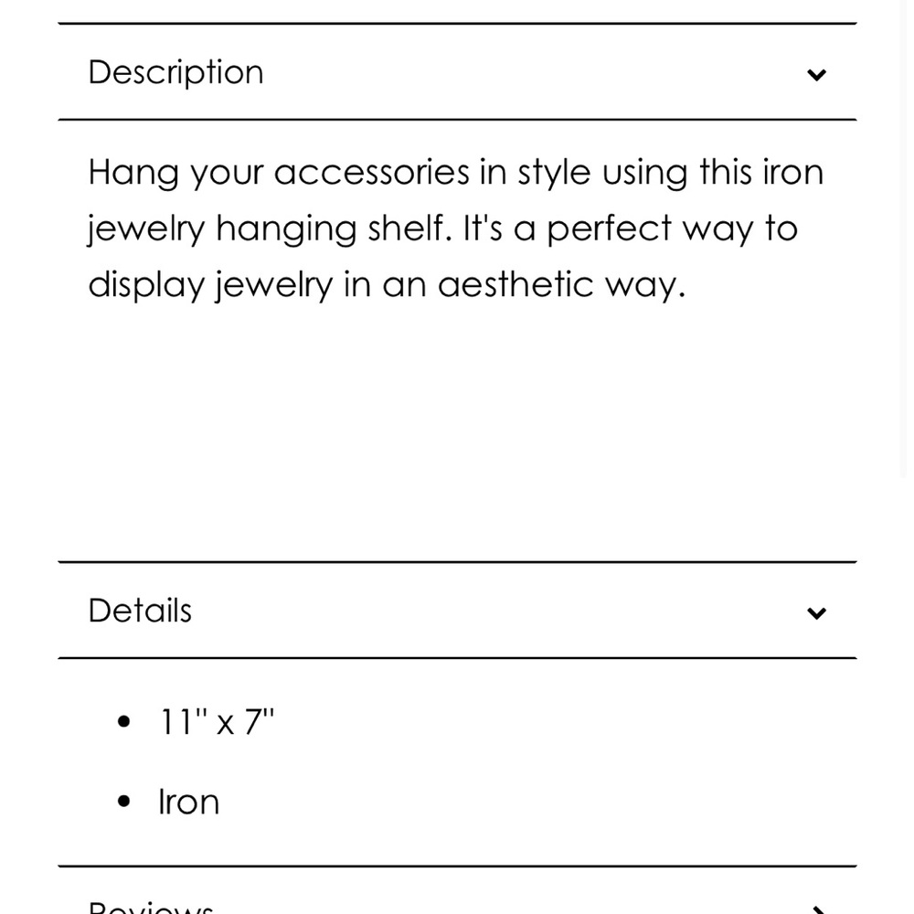 Summer & Rose Hanging Jewelry Holder - Picture 5 of 5